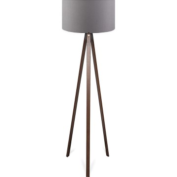 Stojacia lampa AYD 1xE27/40W/230V hnedá/šedá