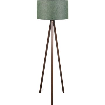 Stojacia lampa AYD 1xE27/40W/230V hnedá/zelená