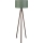 Stojacia lampa AYD 1xE27/40W/230V hnedá/zelená