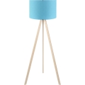 Stojacia lampa AYD 1xE27/40W/230V modrá/béžová