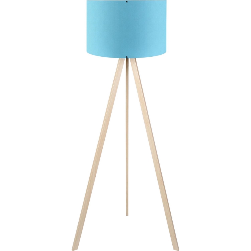 Stojacia lampa AYD 1xE27/40W/230V modrá/béžová