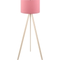 Stojacia lampa AYD 1xE27/40W/230V ružová/béžová