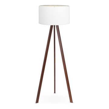 Stojacia lampa AYD 1xE27/60W/230V biela/hnedá
