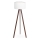 Stojacia lampa AYD 1xE27/60W/230V biela/hnedá