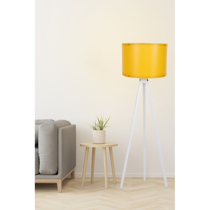 Stojacia lampa AYD 1xE27/60W/230V oranžová/biela