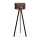 Stojacia lampa AYD 1xE27/60W/230V pestrofarebná/hnedá