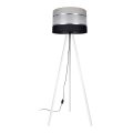 Stojacia lampa CORAL 1xE27/60W/230V biela/čierna/šedá/matný chróm