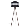 Stojacia lampa CORAL 1xE27/60W/230V hnedá/čierna/matný chróm