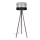 Stojacia lampa CORAL 1xE27/60W/230V hnedá/čierna/šedá/matný chróm