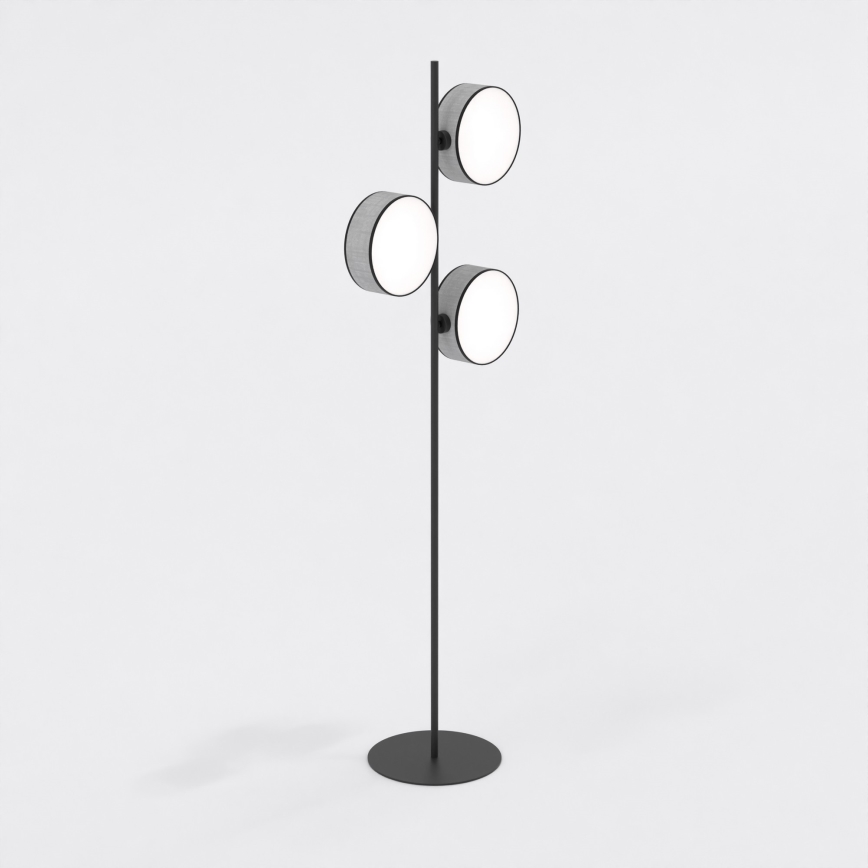Stojacia lampa DRUMZ 3xE14/10W/230V sivá
