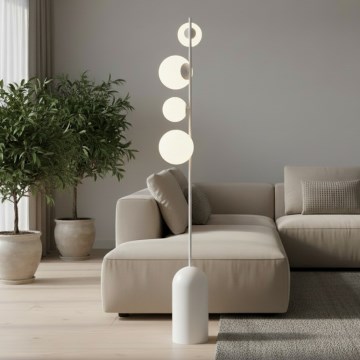Stojacia lampa ETNO 4xG9/8W/230V biela