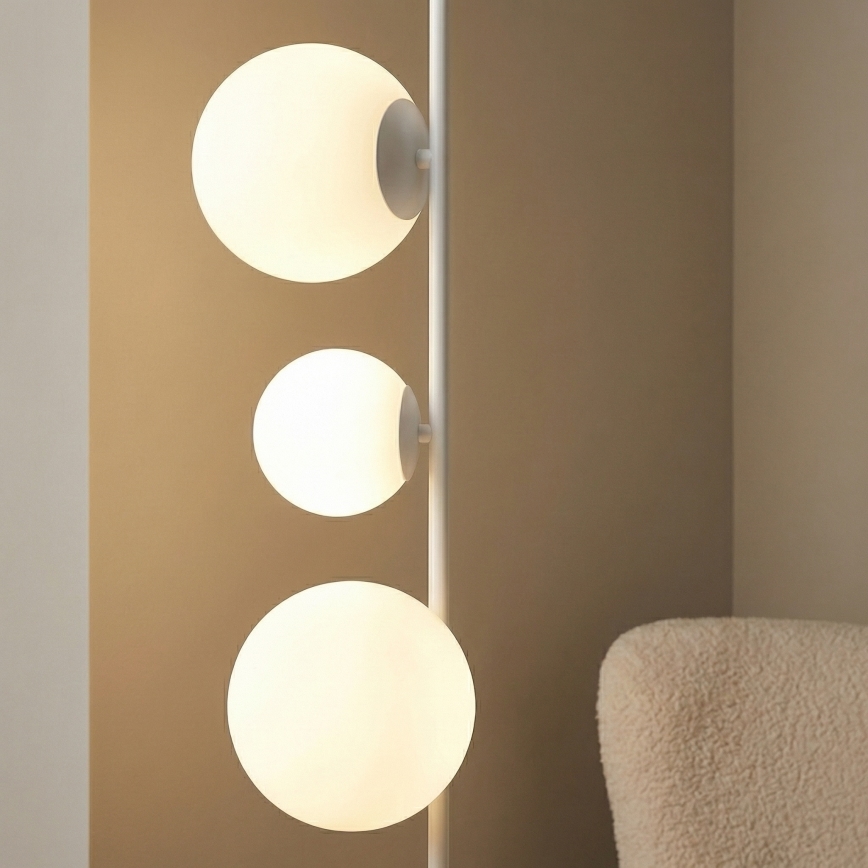 Stojacia lampa ETNO 4xG9/8W/230V biela