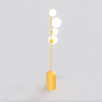 Stojacia lampa ETNO 4xG9/8W/230V oranžová