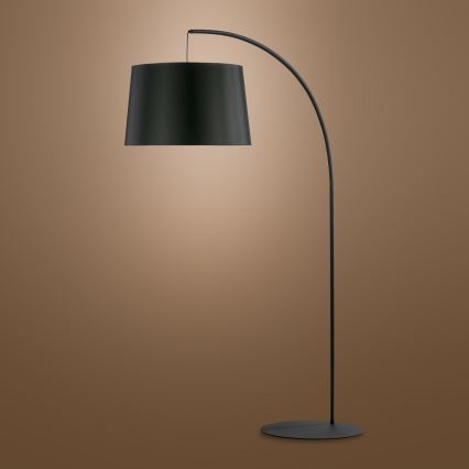 Stojacia lampa HANG 1xE27/25W/230V čierna