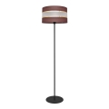 Stojacia lampa HELEN 1xE27/15W/230V hnedá/čierna/zlatá