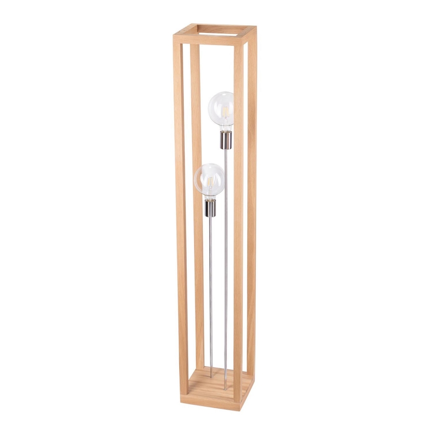 Stojacia lampa KAGO 2xE27/60W/230V matný dub
