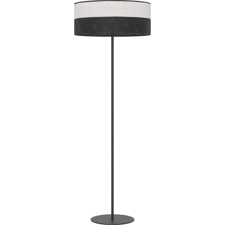 Stojacia lampa KARBON 1xE27/15W/230V čierna/sivá