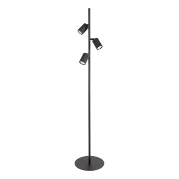 Stojacia lampa KARBON 3xGU10/10W/230V čierna