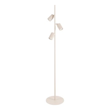 Stojacia lampa KARBON 3xGU10/10W/230V krémová