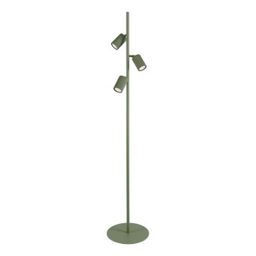 Stojacia lampa KARBON 3xGU10/10W/230V zelená