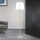 Stojacia lampa LUDWIG 1xE27/40W/230V biela/zlatá