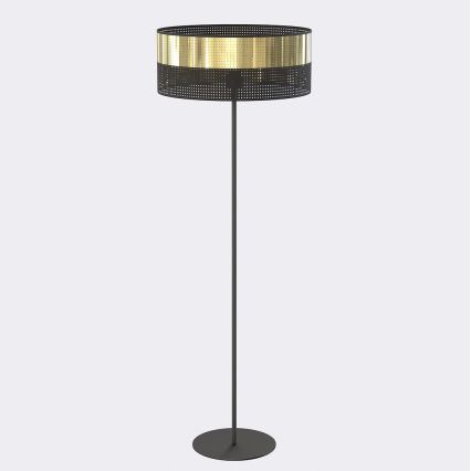 Stojacia lampa LUX 1xE27/15W/230V čierna/zlatá