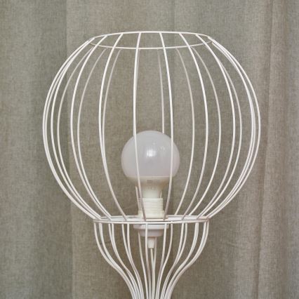 Stojacia lampa MERCURE 1xE27/15W/230V biela