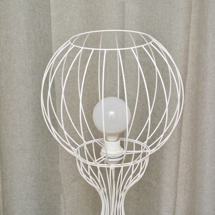 Stojacia lampa MERCURE 1xE27/15W/230V biela