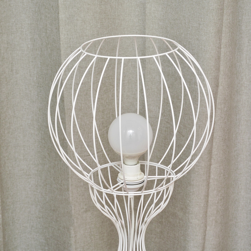 Stojacia lampa MERCURE 1xE27/15W/230V biela