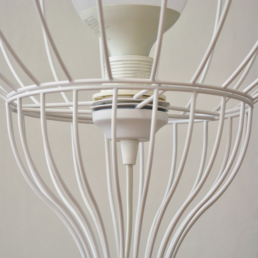 Stojacia lampa MERCURE 1xE27/15W/230V biela