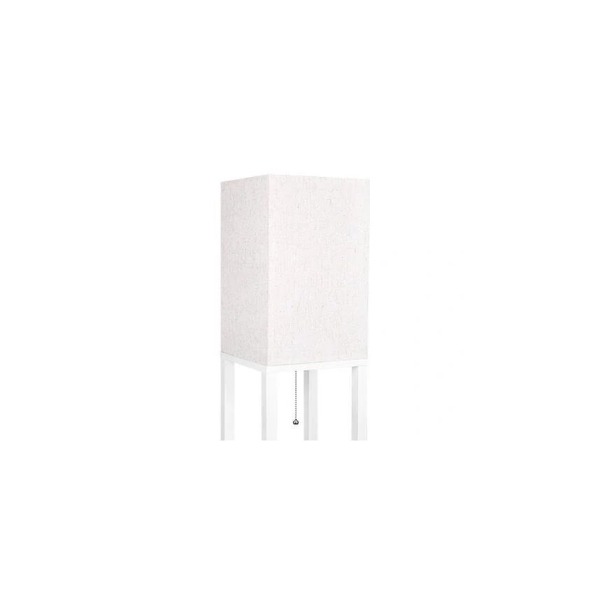 Stojacia lampa s poličkami 1xE27/60W/230V biela