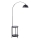 Stojacia lampa so stolíkom 1xE27/60W/230V čierna
