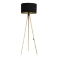 Stojacia lampa STANDART 1xE27/60W/230V čierna/béžová