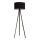 Stojacia lampa STANDART 1xE27/60W/230V čierna/wenge