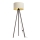 Stojacia lampa STANDART 1xE27/60W/230V krémová/hnedá