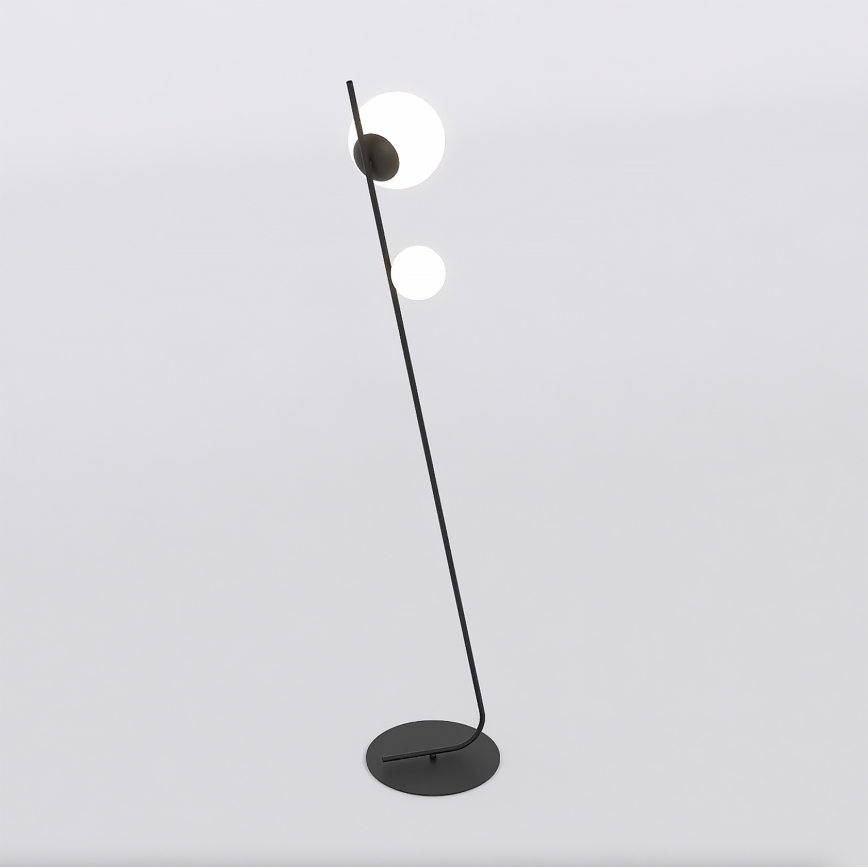 Stojacia lampa TATU 2xG9/8W/230V čierna