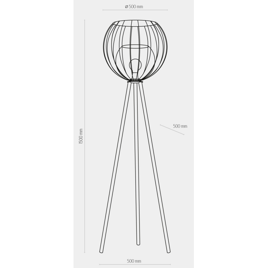 Stojacia lampa UNIVERSO 1xE27/60W/230V