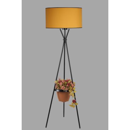 Stojacia lampa VENEDIK 1xE27/60W/230V oranžová/čierna