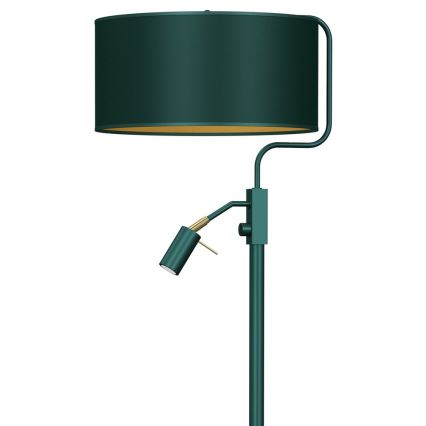 Stojacia lampa VERDE 1xE27/60W/230V + 1xGU10-MR11/7W zelená