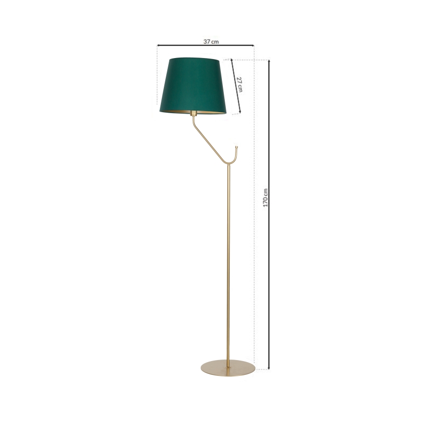 Stojacia lampa VICTORIA 1xE27/60W/230V zelená