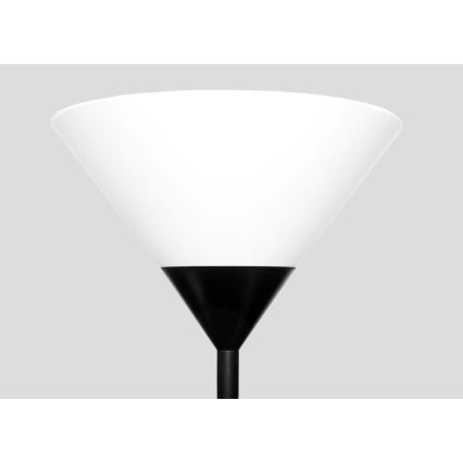 Stojacia lampa WENDY 1xE27/100W/230V + 1xE14/40W čierna
