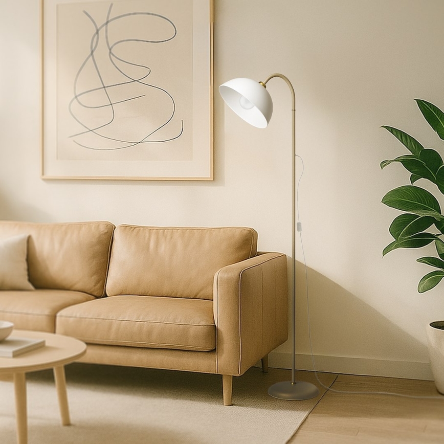 Stojacia lampa ZACK 1xE27/15W/230V béžová