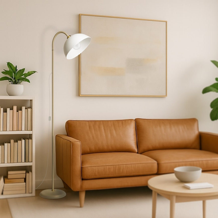 Stojacia lampa ZACK 1xE27/15W/230V béžová