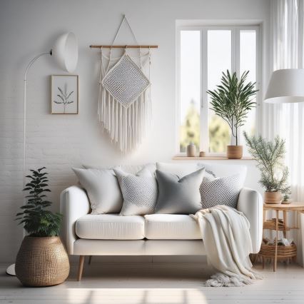 Stojacia lampa ZACK 1xE27/15W/230V biela