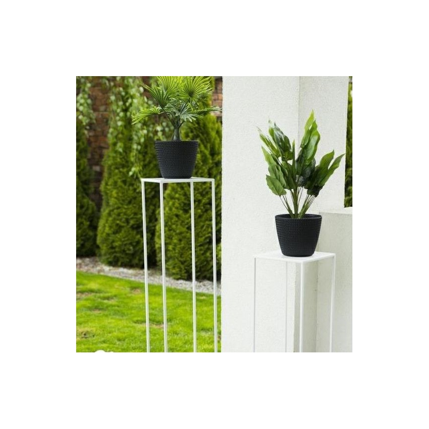 Stojan na kvety 100x24 cm biela
