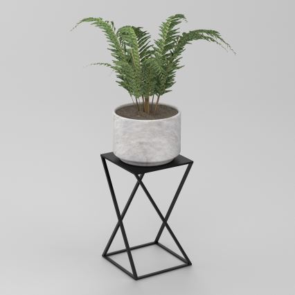 Stojan na kvety 40x24 cm čierna