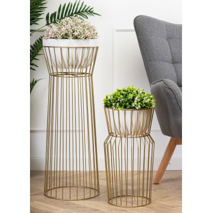Stojan na kvety 50x26 cm zlatá