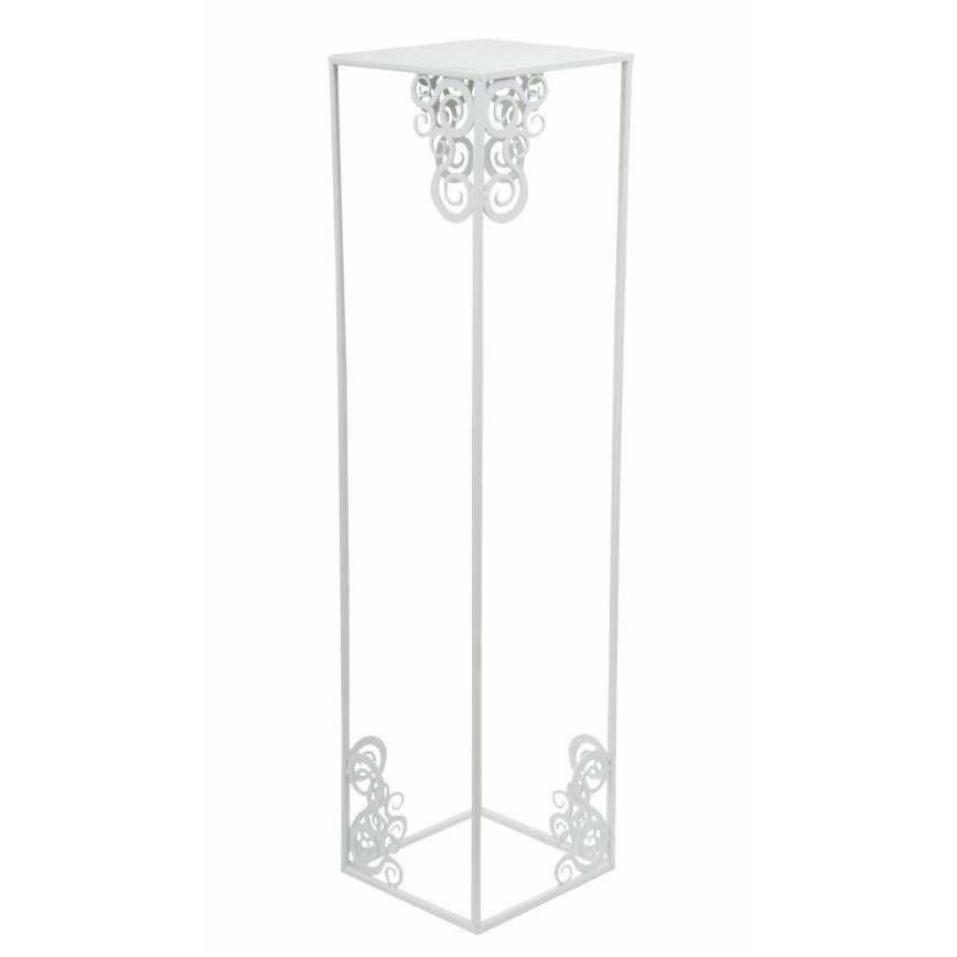 Stojan na kvety 80x24 cm biela