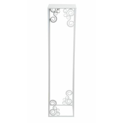 Stojan na kvety 80x24 cm biela