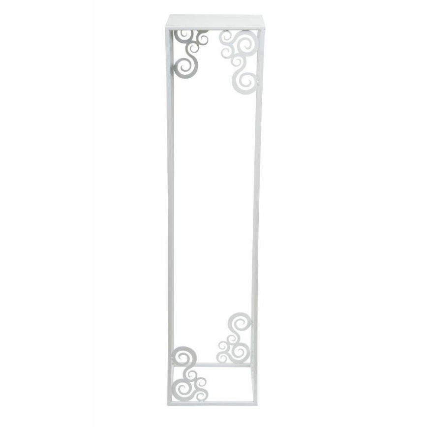 Stojan na kvety 80x24 cm biela